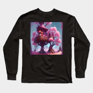 Whispers in the Sakura Grove Long Sleeve T-Shirt